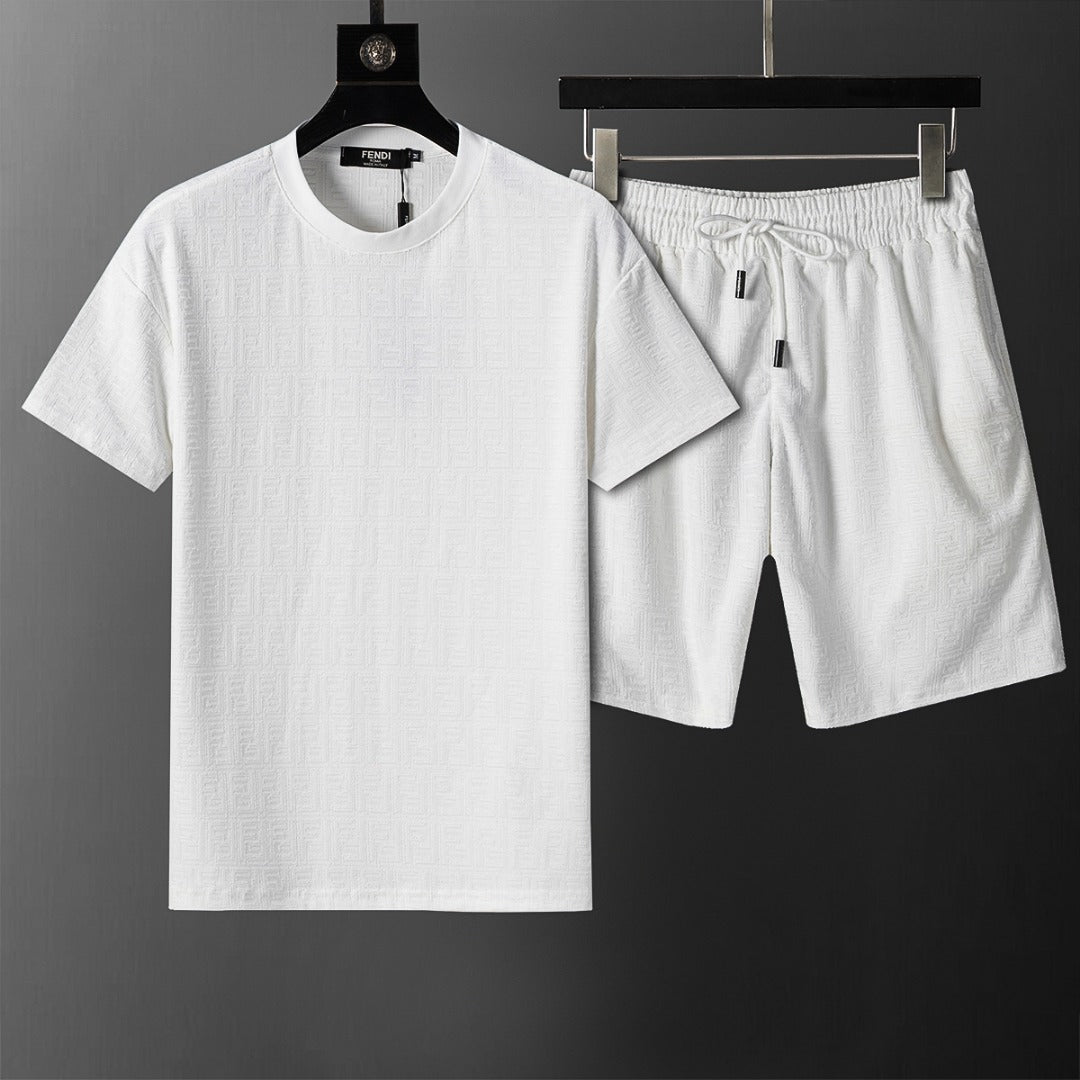 Summer Outfit Set | T-Shirt & Shorts 2-Piece Set-83