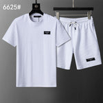 Summer Outfit Set | T-Shirt & Shorts 2-Piece Set-100