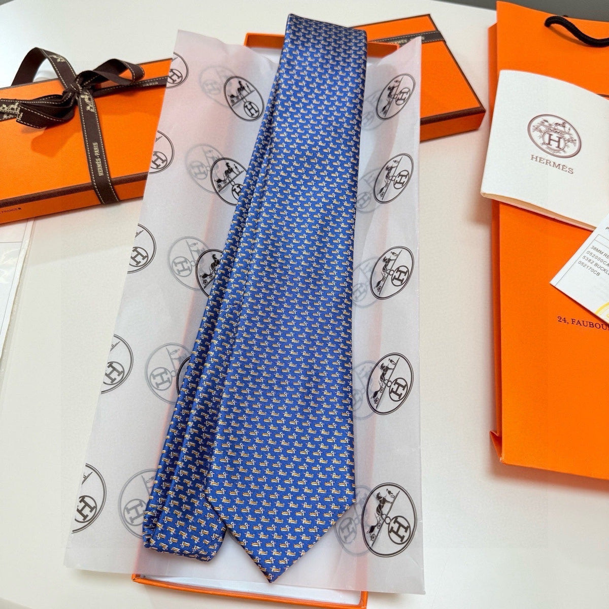 Handcrafted Jacquard Tie-32