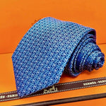 Handcrafted Jacquard Tie-34