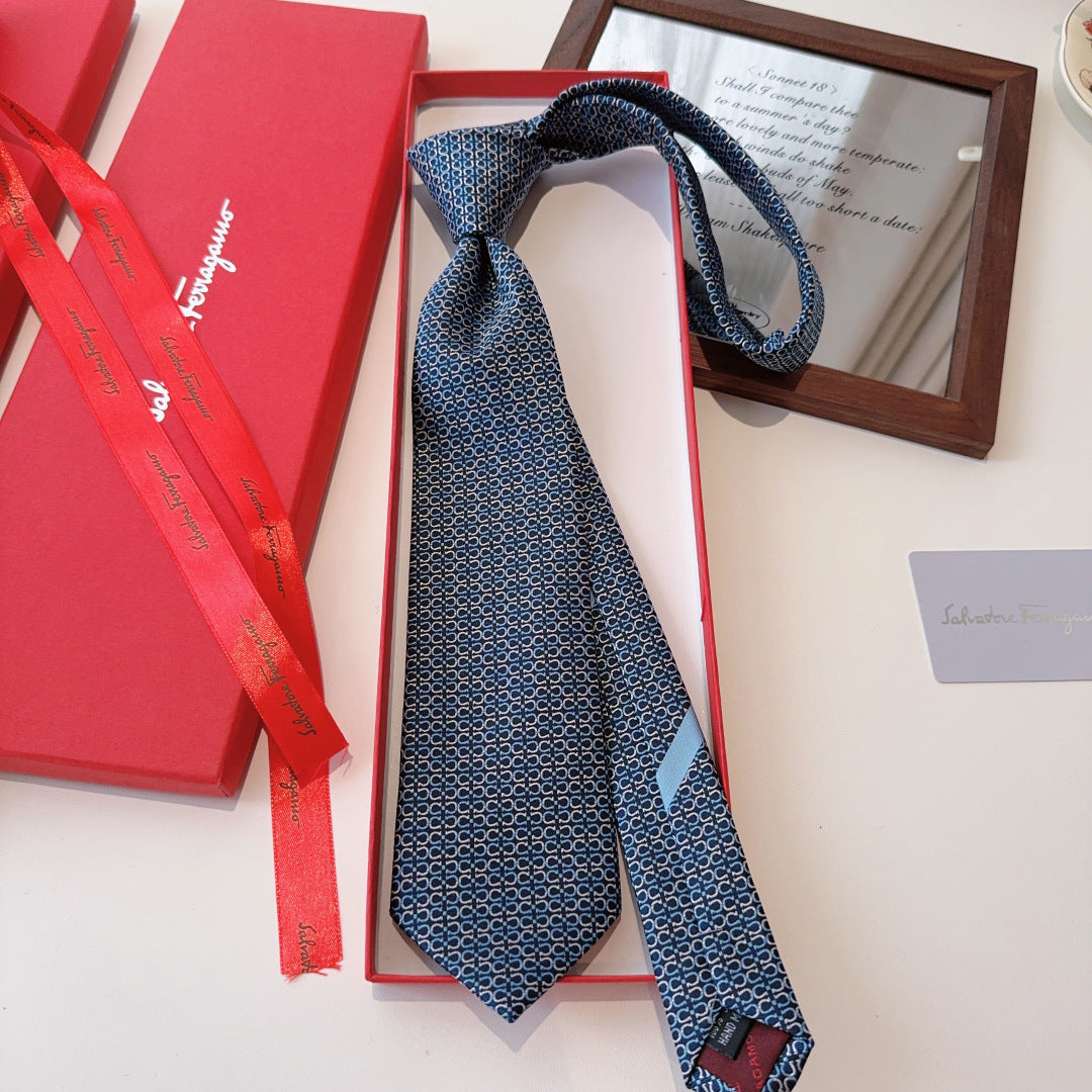Handcrafted Jacquard Tie-41