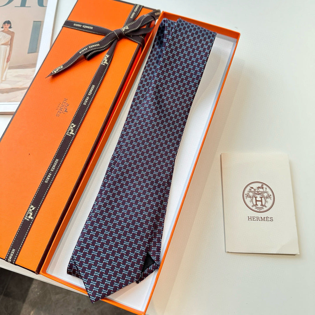 Handcrafted Jacquard Tie-48