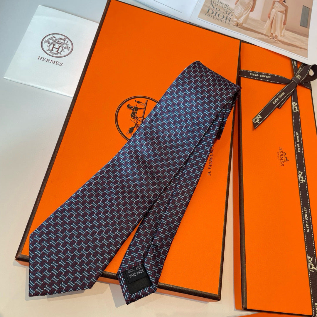 Handcrafted Jacquard Tie-48