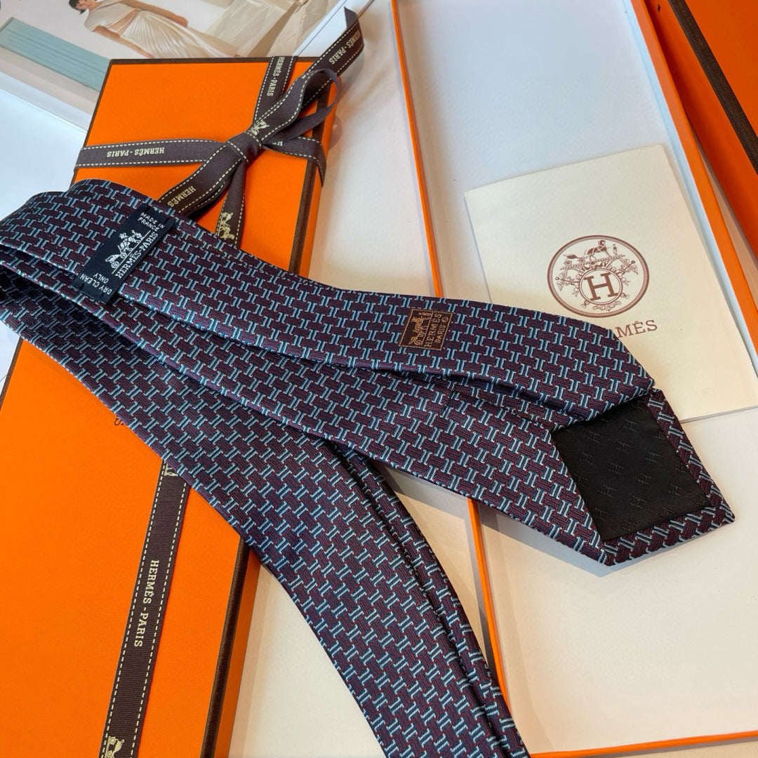Handcrafted Jacquard Tie-48