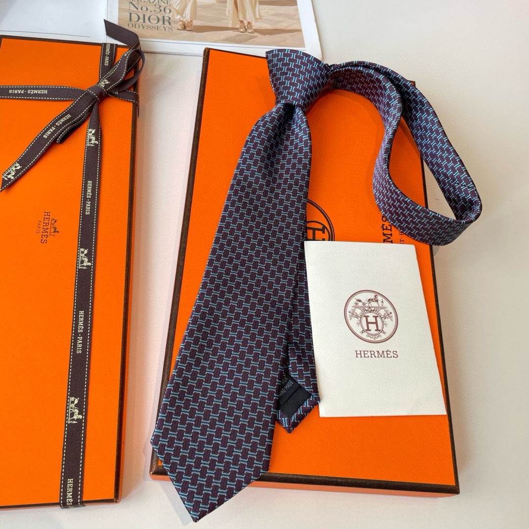Handcrafted Jacquard Tie-48